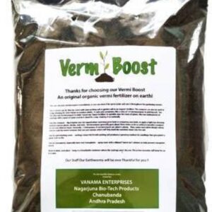 vermi boost 100% Earthworms Organic Vermi-compost, Blac...