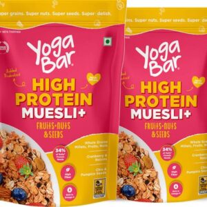 Yogabar Protein Muesli Fruit & Nuts 1.7KG| 22G Protein|...