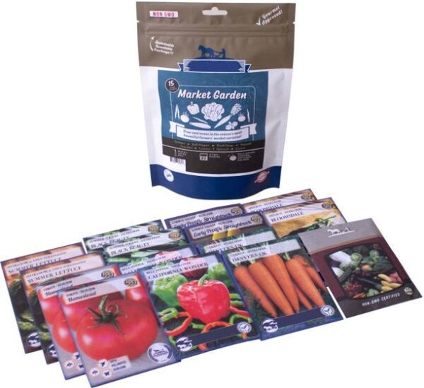 CYBEXIS 15-Pack Market Garden Seed Collection Seed