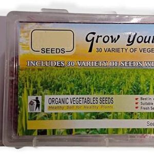 CYBEXIS 30 Varieties Winter Vegetable Seeds Seed