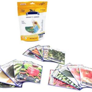 CYBEXIS Vegetable, and Herb Seed Collection - 15 Variet...