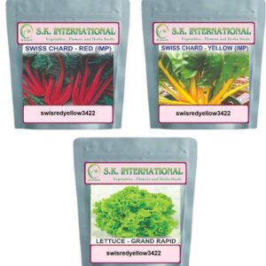SK ORGANIC Swiss Chard Red-Swiss Chard Yellow-Lettuce G...
