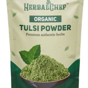 HerbalChef 100% Organic Tulsi Powder for Diabetes, Hair...