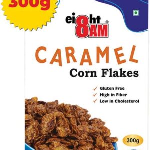 8AM Caramel Corn Flakes, Healthy, Crunchy & Tasty Snack...