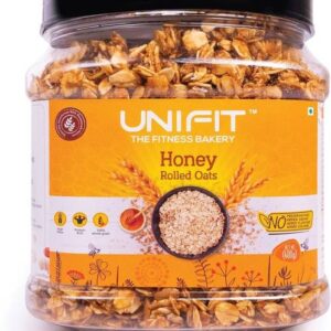 Unifit Honey Oats Healthy Breakfast High Fiber Oat & Ri...