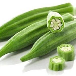 VibeX KGF -37 - Open Pollinated Bendi Okra - (1350 Seed...