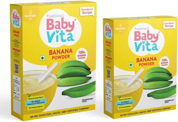 Babyvita Banana Powder: Nutritious|No Added Sugar/Salt/...