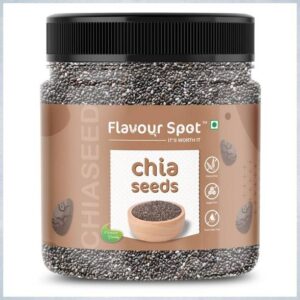Flavour Spot Chia Seeds Jar – High in Fiber, Protein, a...