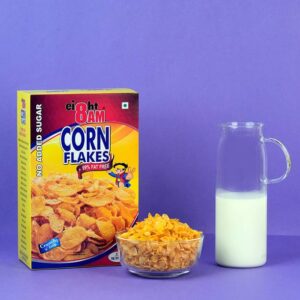 8AM Corn Flakes No Added Sugar, Healthy, Crunchy & Nutr...