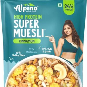 ALPINO High Protein Super Muesli Cinnamon 24g Protein-R...
