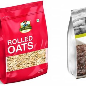 Jewel Farmer Roasted Flax Seeds (250g) & Rolled Oats(50...