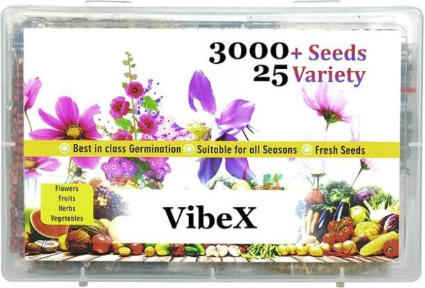CYBEXIS 25-Varieties-F1 Hybrid Seeds Combo Set Seed