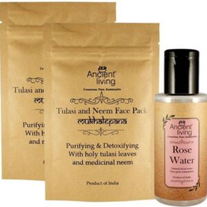 Ancient Living Blemish free and Clear Skin Pack Tulasi ...