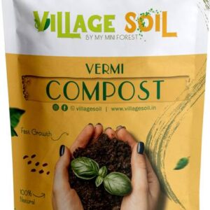 Village Soil Vermi Compost Nutrient-Rich Organic Fertil...